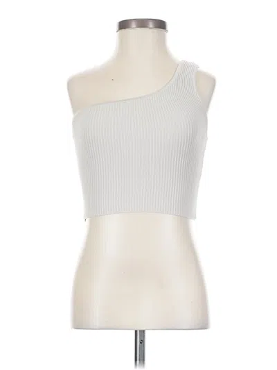 Pre-owned Babaton Sleeveless T-shirt In Silver