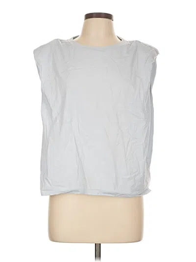 Pre-owned Babaton Sleeveless T-shirt In Silver