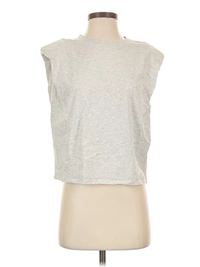 Pre-owned Babaton Sleeveless T-shirt In Silver