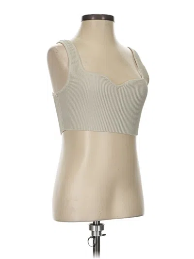 Pre-owned Babaton Sleeveless T-shirt In Tan