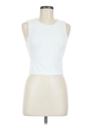 Pre-owned Babaton Sleeveless T-shirt In White
