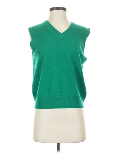 Pre-owned Babaton Sweater Vest In Green