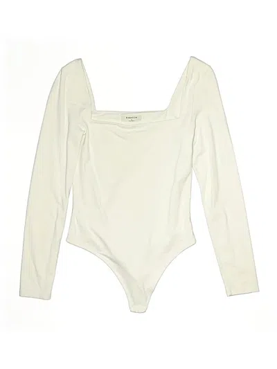 Pre-owned Babaton Swimsuit Top Ivory Swimwear In White