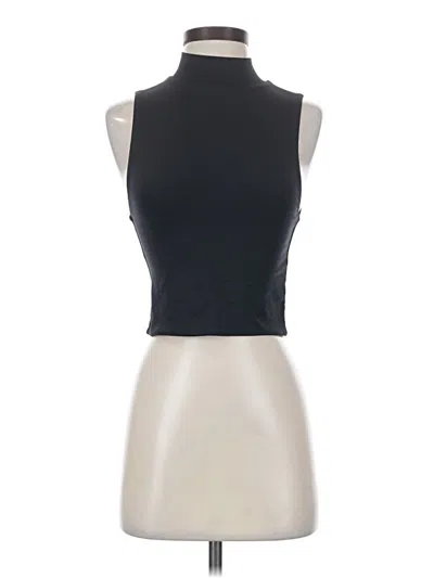 Pre-owned Babaton Tank Top Black Halter Neckline Tops