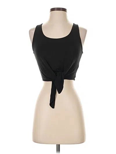 Pre-owned Babaton Tank Top Black Halter Neckline Tops
