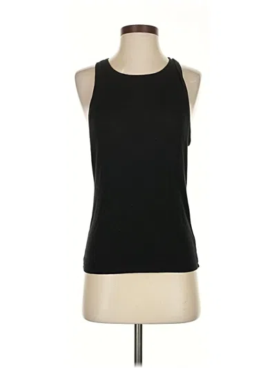 Pre-owned Babaton Tank Top Black Halter Neckline Tops