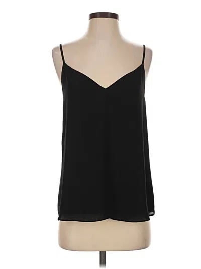 Pre-owned Babaton Tank Top Black Halter Neckline Tops