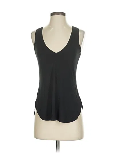 Pre-owned Babaton Tank Top Black Plunge Neckline Tops
