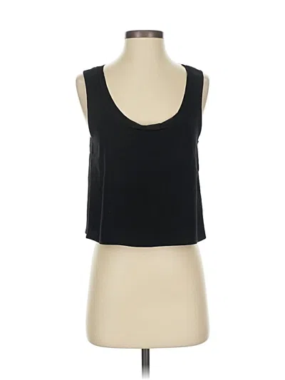 Pre-owned Babaton Tank Top Black Strapless Neckline Tops