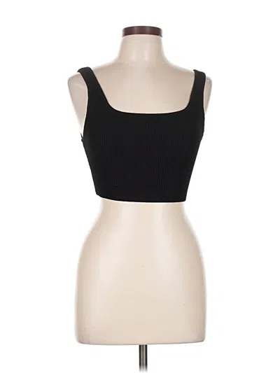 Pre-owned Babaton Tank Top Black Strapless Neckline Tops