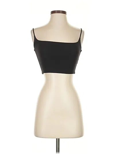 Pre-owned Babaton Tank Top Black Strapless Neckline Tops