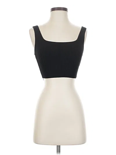 Pre-owned Babaton Tank Top Black Strapless Neckline Tops