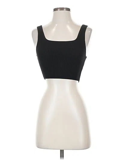 Pre-owned Babaton Tank Top Black Strapless Neckline Tops