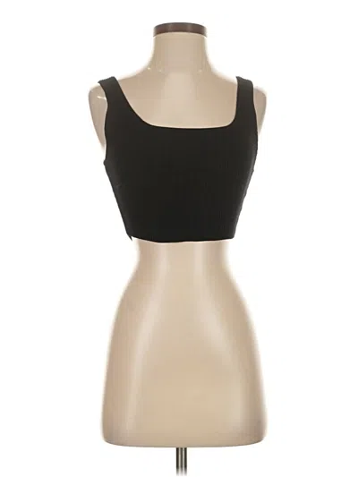Pre-owned Babaton Tank Top Black Strapless Neckline Tops