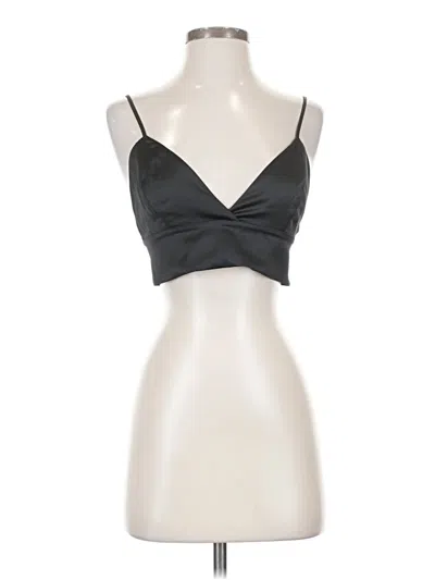 Pre-owned Babaton Tank Top Black Strapless Neckline Tops