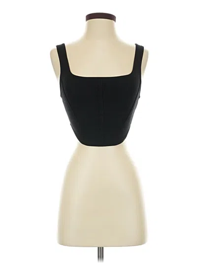 Pre-owned Babaton Tank Top Black Strapless Neckline Tops