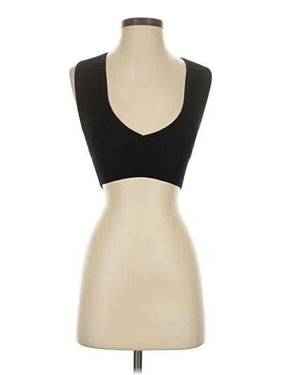 Pre-owned Babaton Tank Top Black Strapless Neckline Tops
