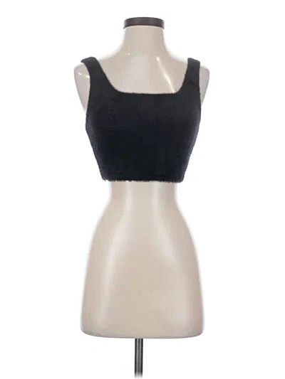 Pre-owned Babaton Tank Top Black Strapless Neckline Tops