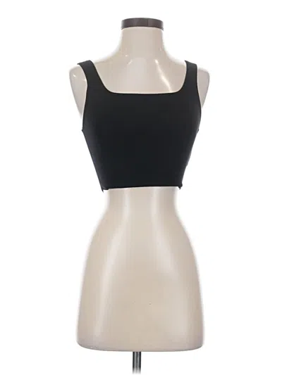 Pre-owned Babaton Tank Top Black Strapless Neckline Tops