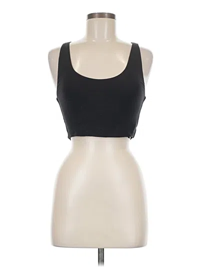 Pre-owned Babaton Tank Top Black Strapless Neckline Tops