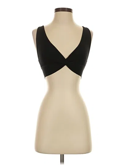 Pre-owned Babaton Tank Top Black Strapless Neckline Tops