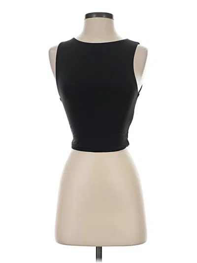 Pre-owned Babaton Tank Top Black Strapless Neckline Tops