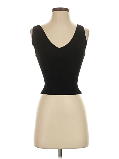 Pre-owned Babaton Tank Top Black Strapless Neckline Tops