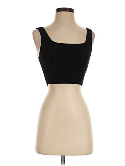 Pre-owned Babaton Tank Top Black Strapless Neckline Tops