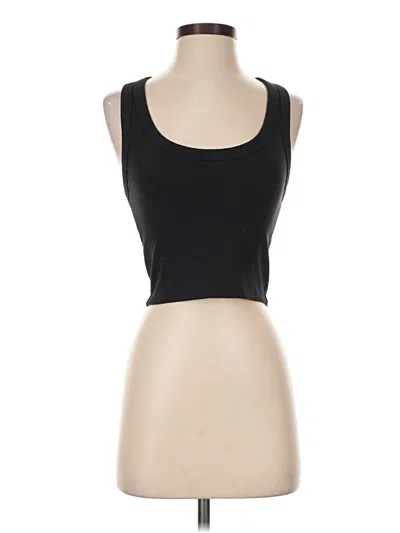 Pre-owned Babaton Tank Top Black Strapless Neckline Tops
