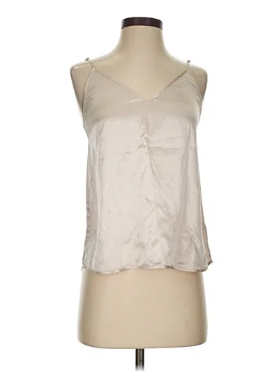 Pre-owned Babaton Tank Top Ivory Halter Neckline Tops