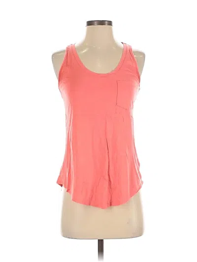 Pre-owned Babaton Tank Top Pink Halter Neckline Tops
