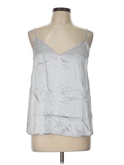 Pre-owned Babaton Tank Top Silver Halter Neckline Tops