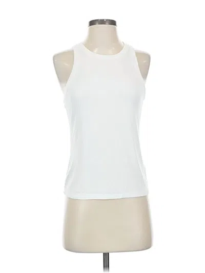 Pre-owned Babaton Tank Top White Halter Neckline Tops