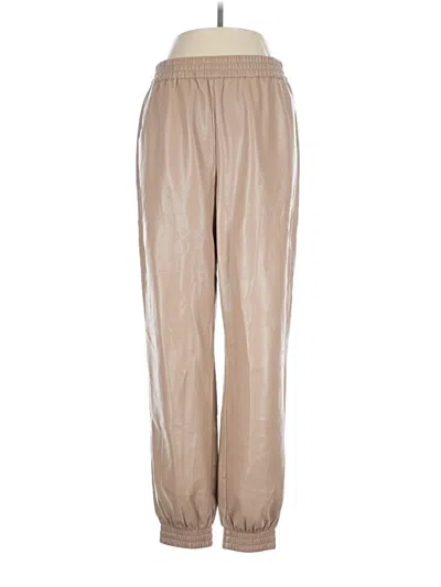 Pre-owned Babaton Track Pants In Tan