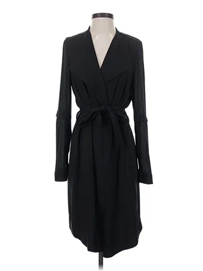 Pre-owned Babaton Trenchcoat In Black