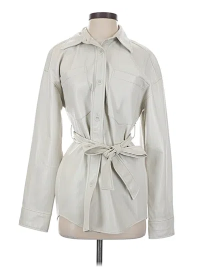Pre-owned Babaton Trenchcoat In Gray