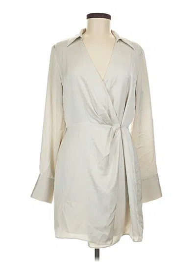 Pre-owned Babaton Trenchcoat In Ivory