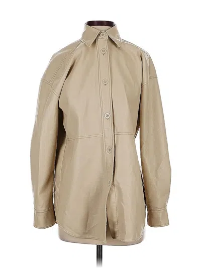 Pre-owned Babaton Trenchcoat In Tan