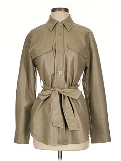 Pre-owned Babaton Trenchcoat In Tan