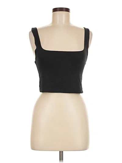 Pre-owned Babaton Tube Top Black Strapless Neckline Tops