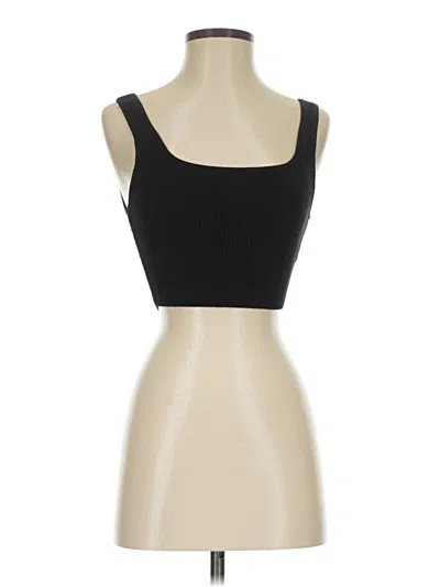 Pre-owned Babaton Tube Top Black Strapless Neckline Tops