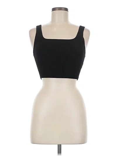 Pre-owned Babaton Tube Top Black Strapless Neckline Tops