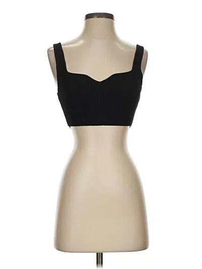 Pre-owned Babaton Tube Top Black Strapless Neckline Tops