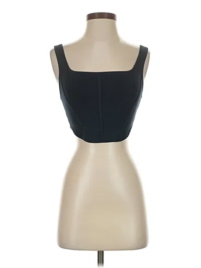 Pre-owned Babaton Tube Top Black Strapless Neckline Tops