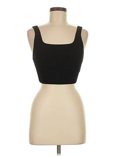 Pre-owned Babaton Tube Top Black Strapless Neckline Tops