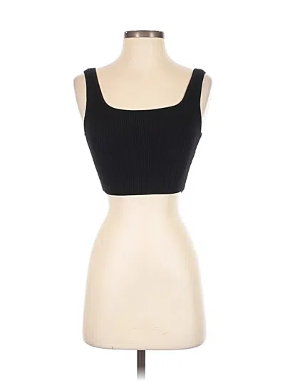 Pre-owned Babaton Tube Top Black Strapless Neckline Tops