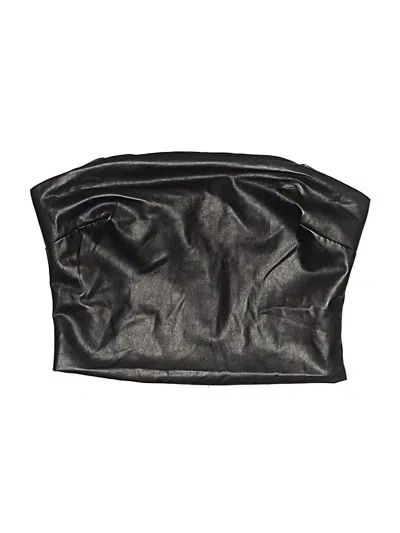 Pre-owned Babaton Tube Top Black Strapless Neckline Tops