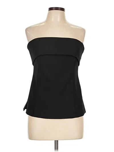 Pre-owned Babaton Tube Top Black Strapless Neckline Tops