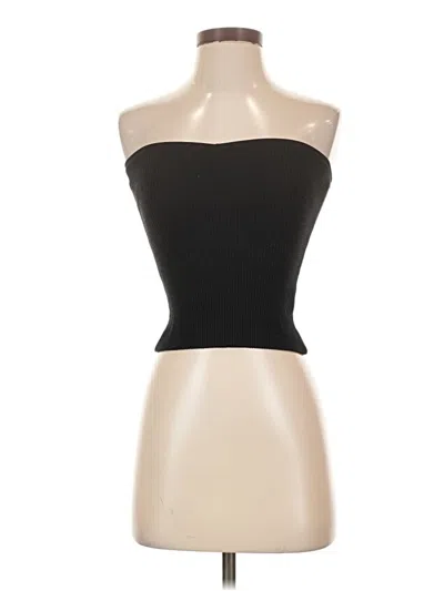 Pre-owned Babaton Tube Top Black Strapless Neckline Tops