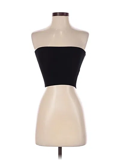 Pre-owned Babaton Tube Top Black Strapless Neckline Tops